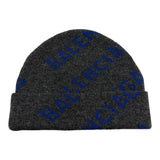 Balenciaga Logo Beanie Blue Gray