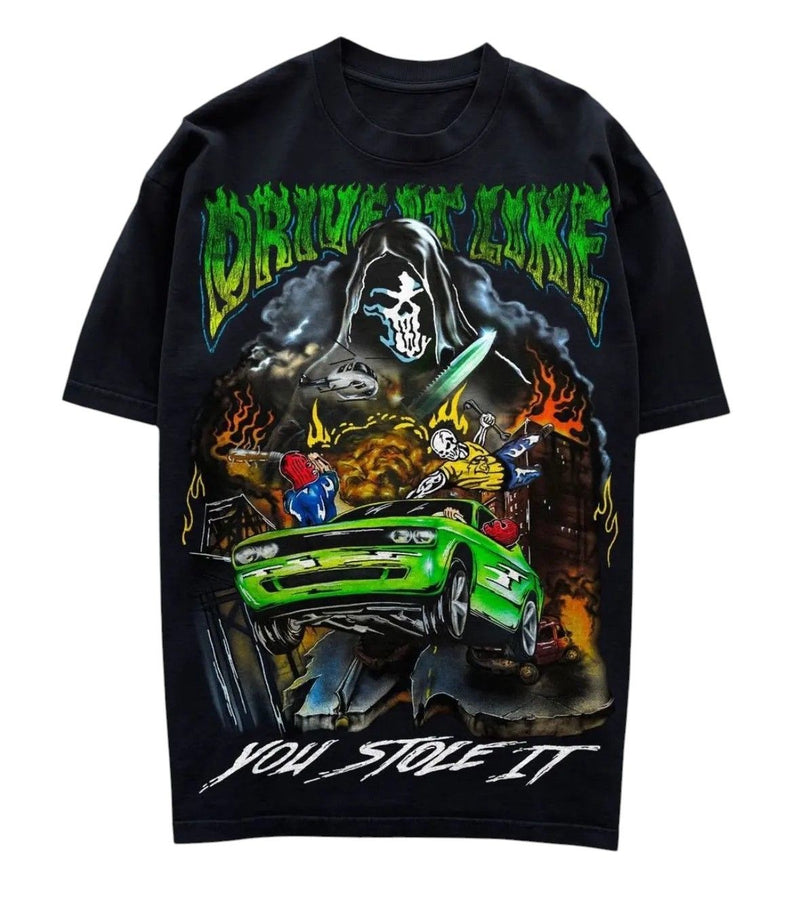 Warren Lotas Hellcat Gatekeeper Tee "Black/Green"