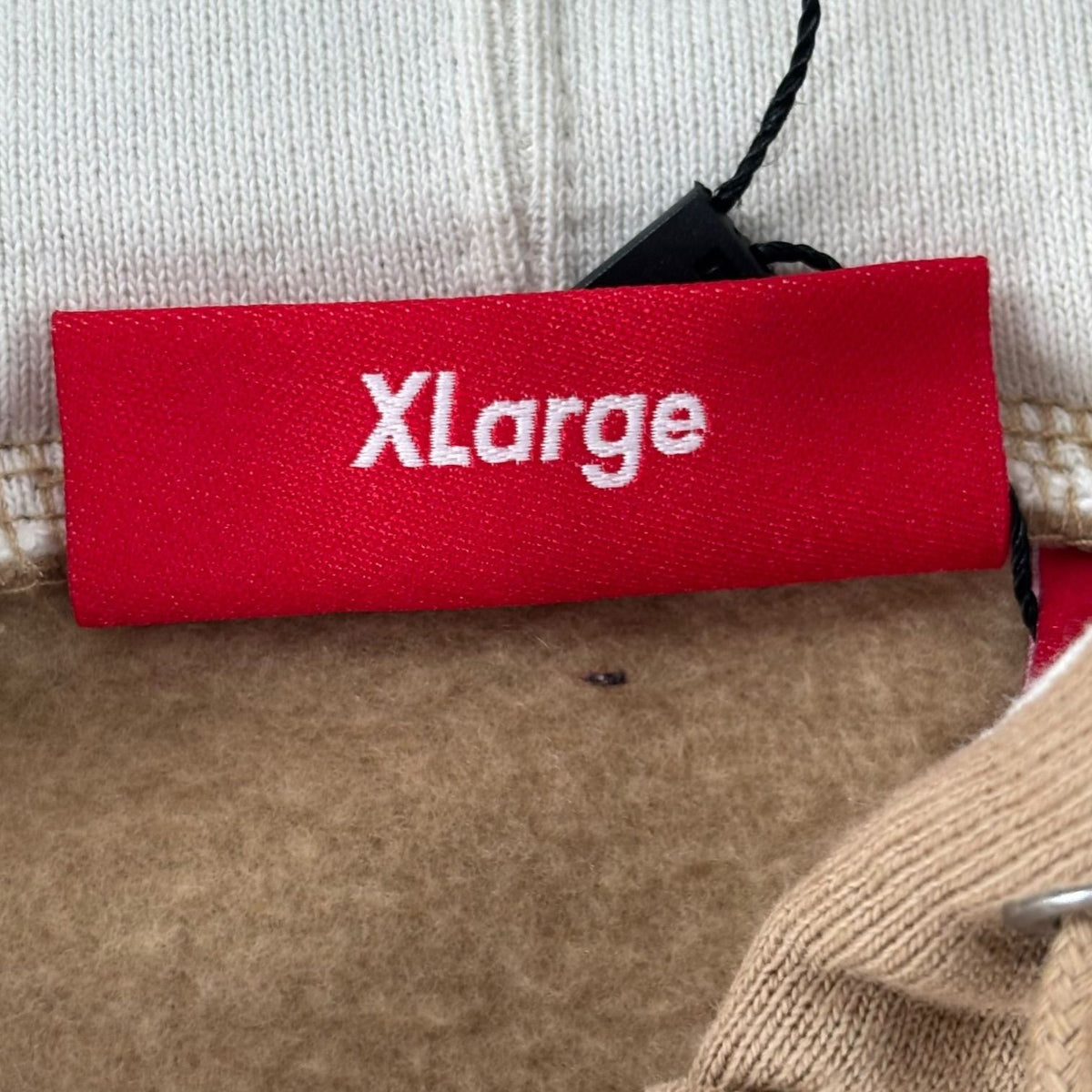 Supreme Piping Zip Up Hooded Sweatshirt Brown