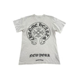 Chrome Hearts New York Horseshoe Logo T Shirt White