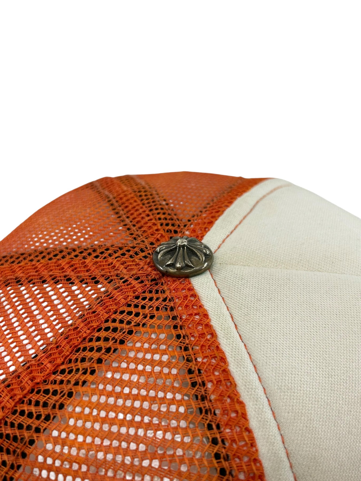Chrome Hearts Matty Boy Sex Records It Is What It Is Trucker Hat Orange/White