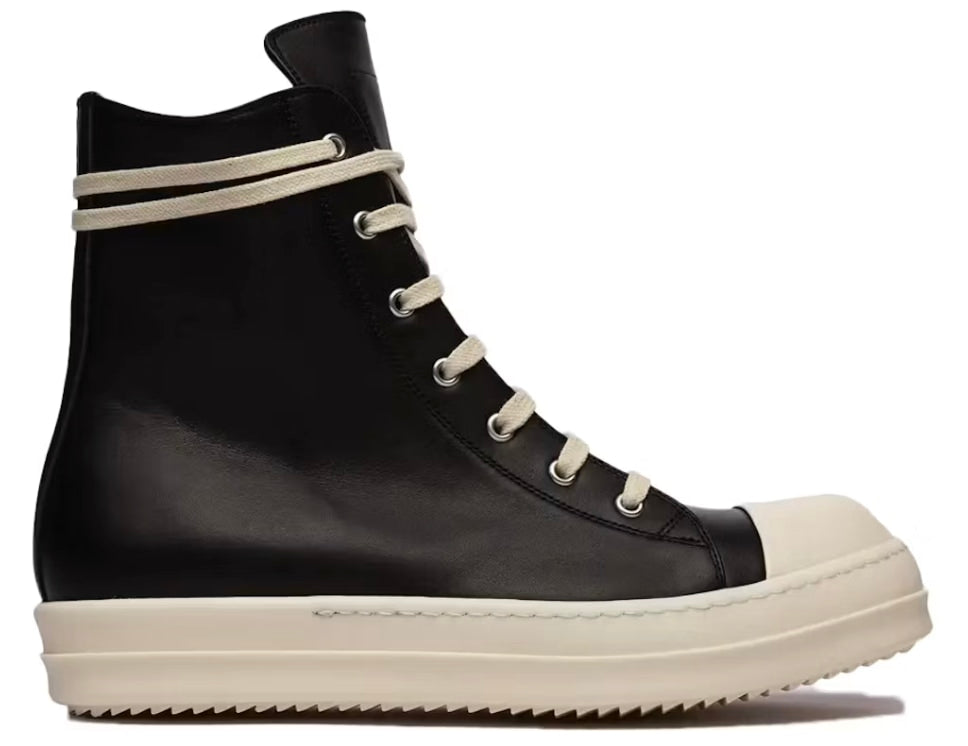 Rick Owens Ramone Leather High Top Sneaker