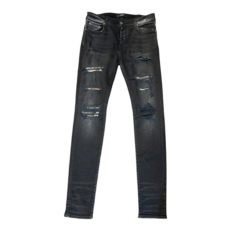 Amiri MX1 Black Jeans Back Pocket Patch