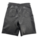 Stussy Leather Shorts Black