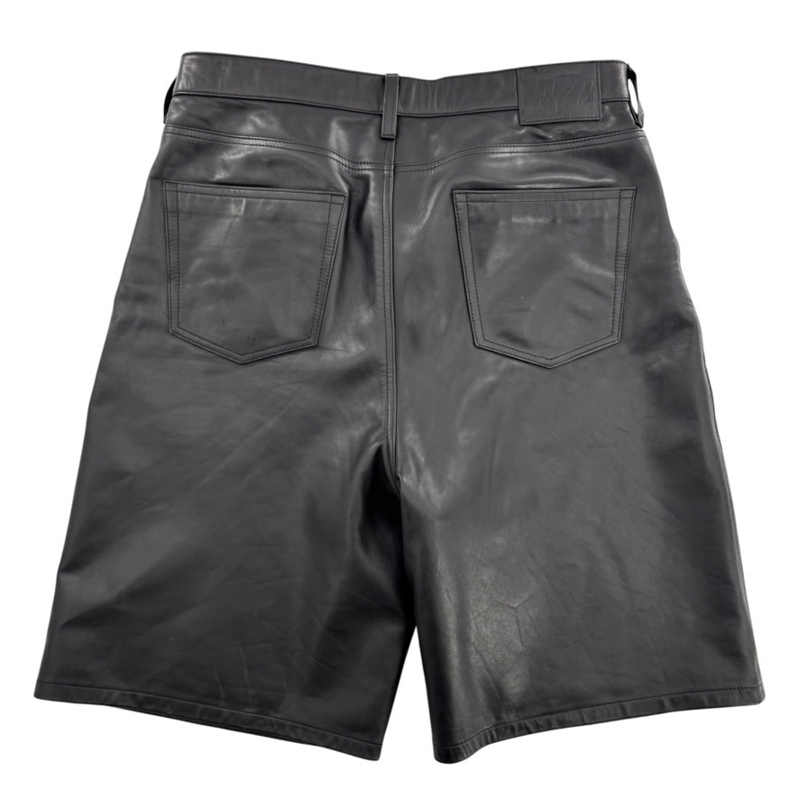 Stussy Leather Shorts Black