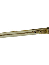 Chrome Hearts Drippin Glasses Clear Gold