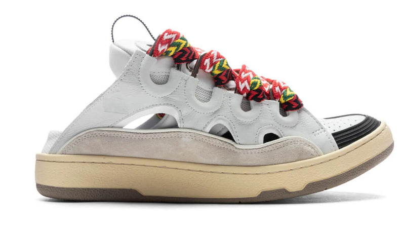 Lanvin Curb Sneaker Mule White