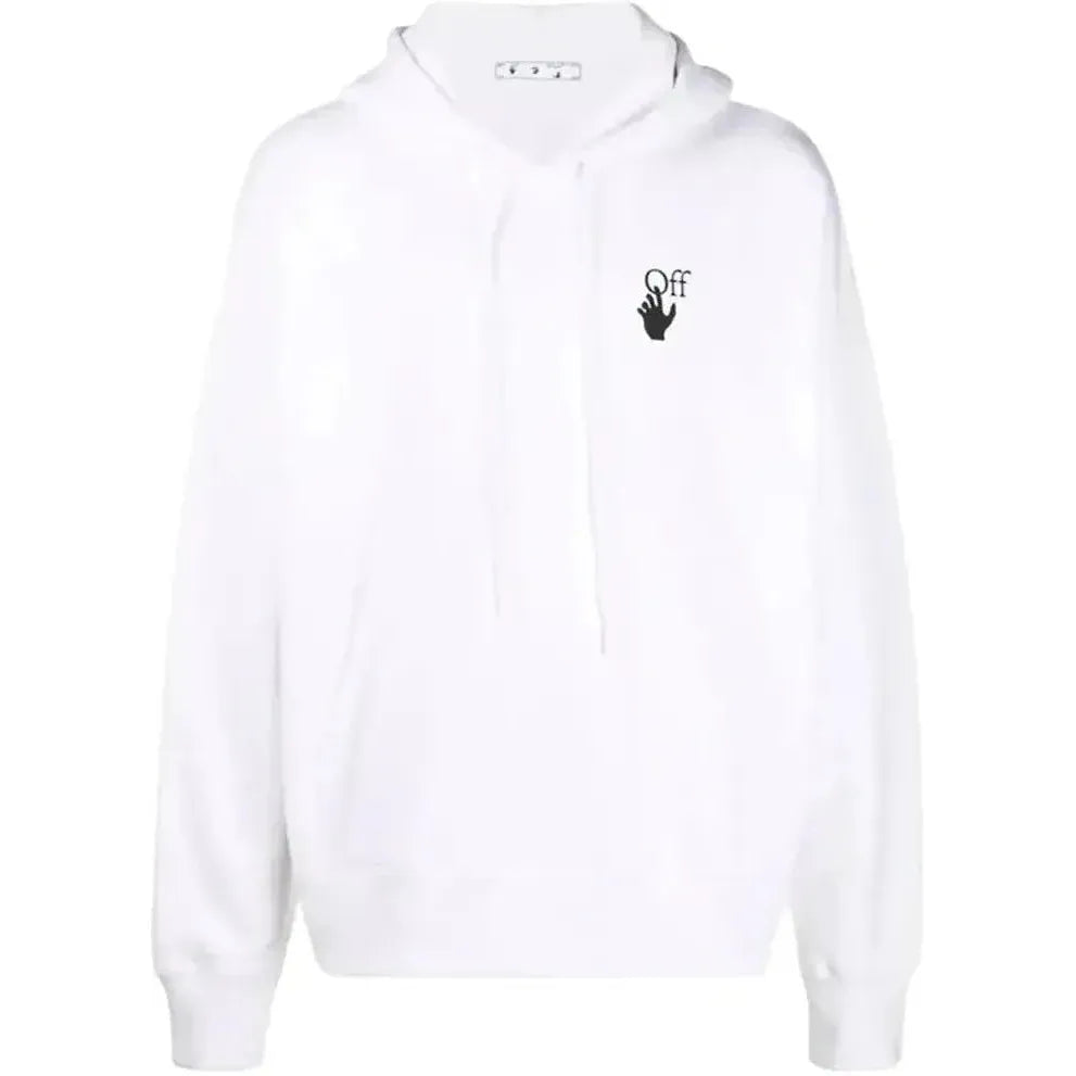 OFF-WHITE Bubble Arrows Hoodie White Black