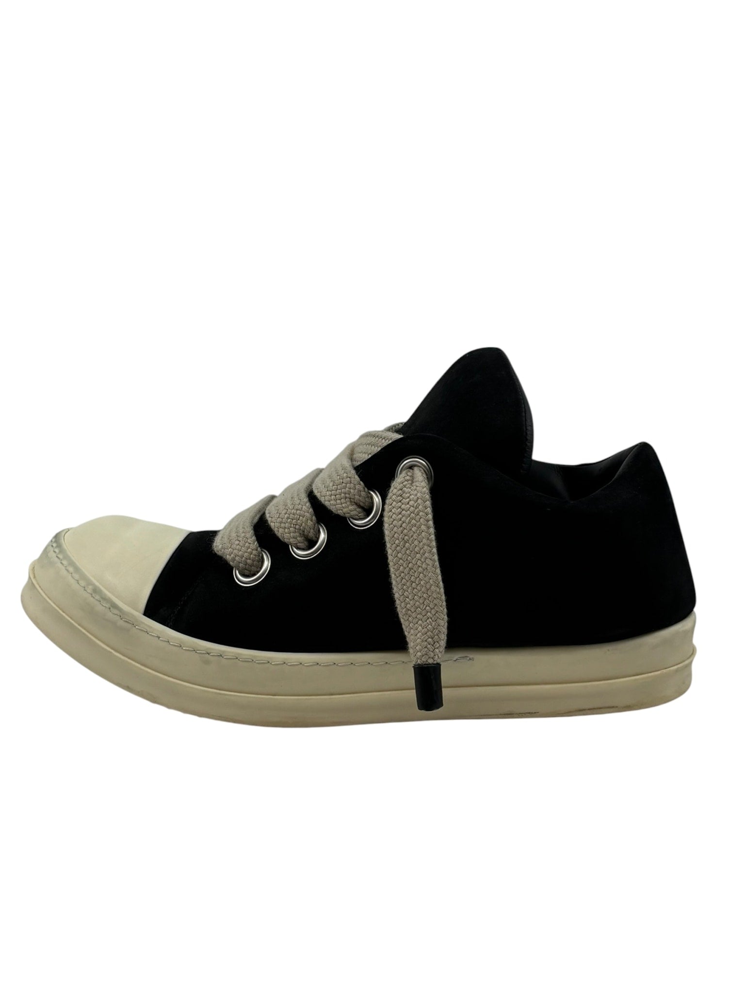 Rick Owens Padded Jumbo Lace Ramone Low Black (No Insole)