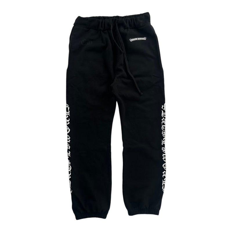 Chrome Hearts Scroll Logo Sweatpants Black