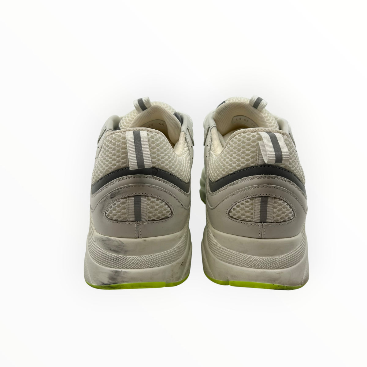 Dior B22 White Silver Fluo Green