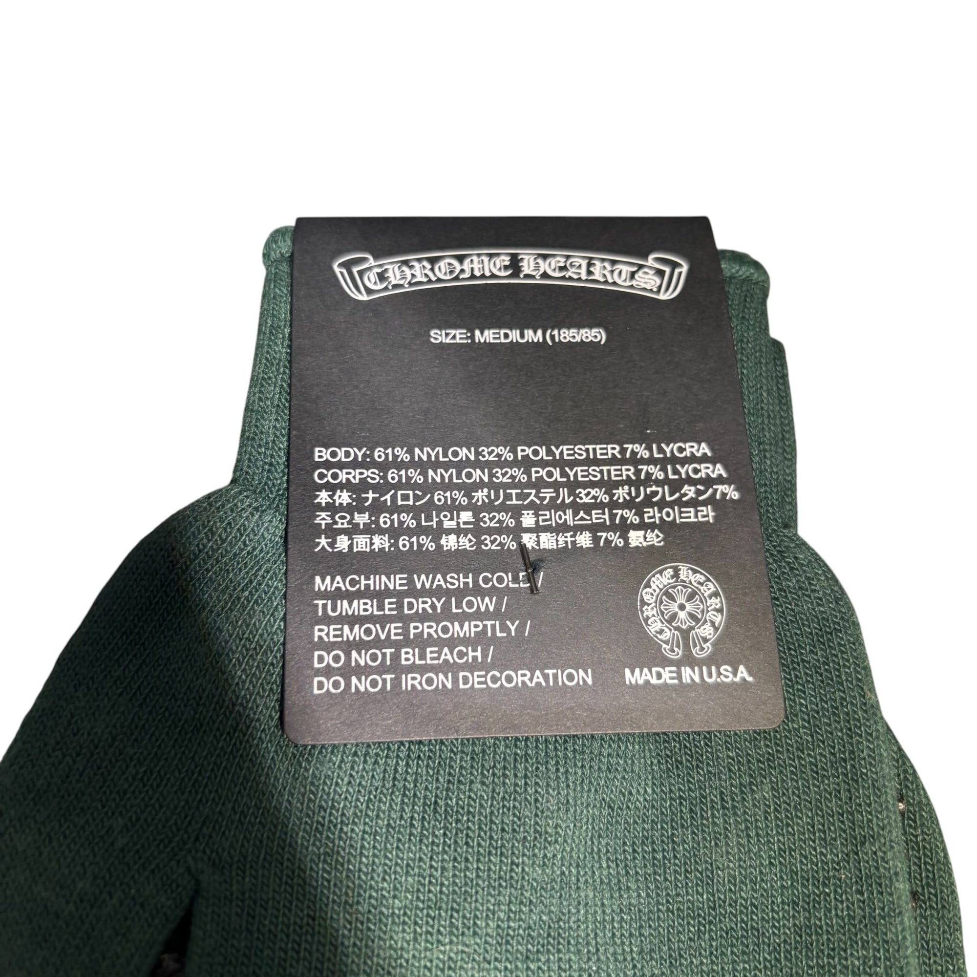 Chrome Hearts Work Gloves Green