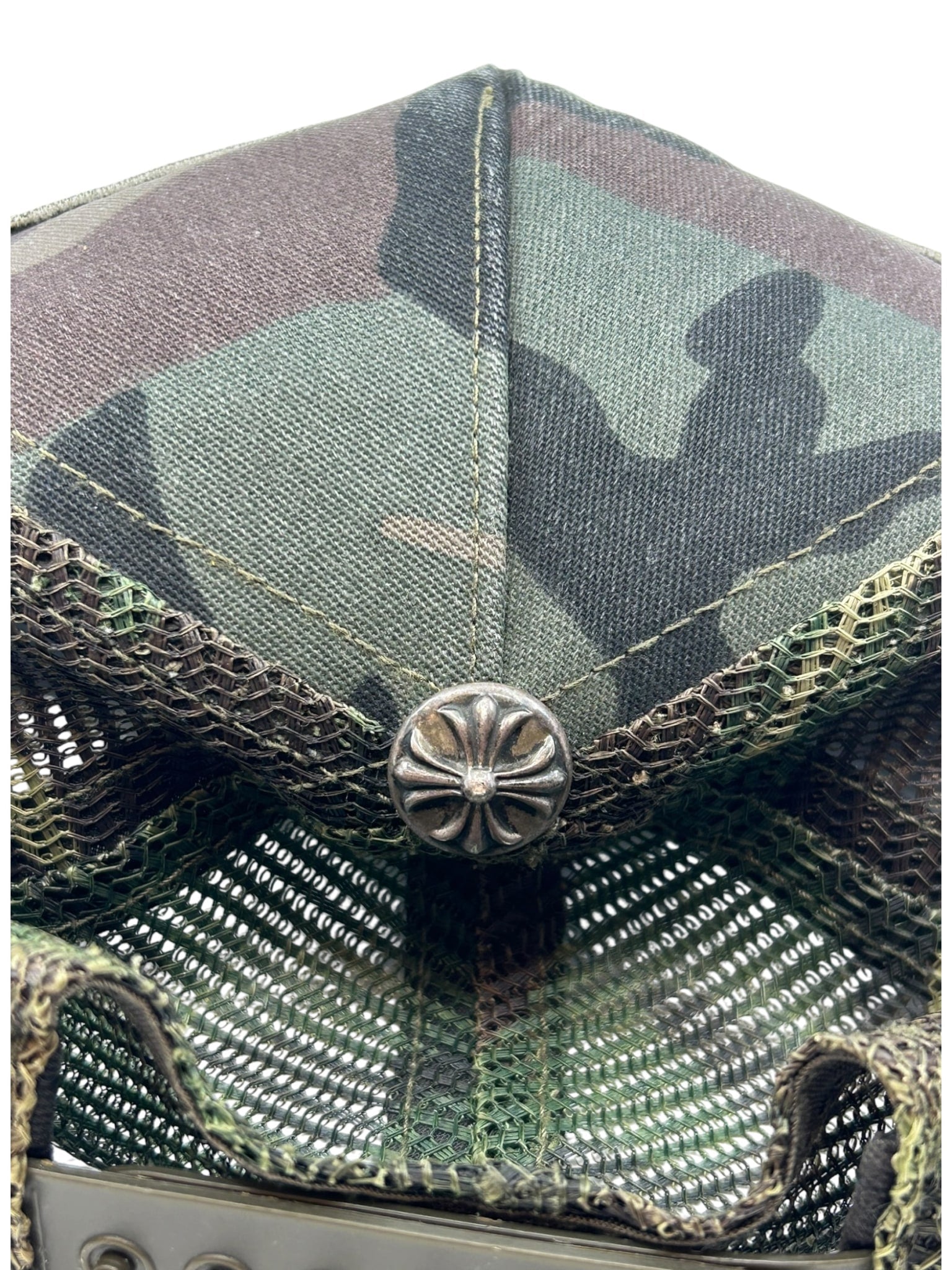 Chrome Hearts CH Hollywood Trucker Hat Camo