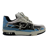Louis Vuitton Black & Blue Logo Trainers