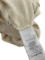 Gucci Logo Hoodie Cream