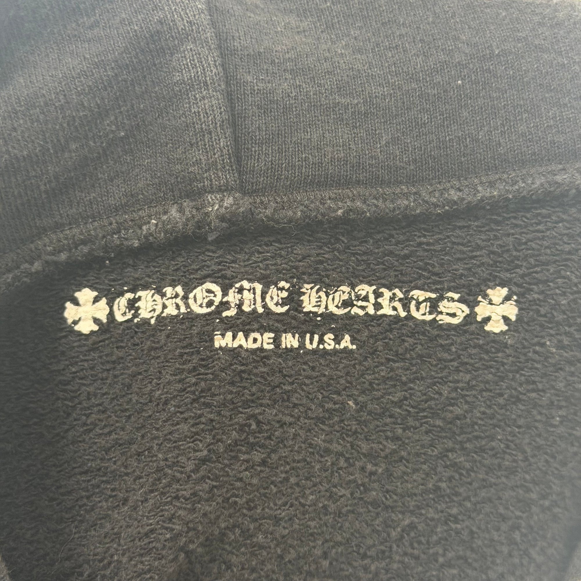 Chrome Hearts Matty Boy Shoulder Logo Hoodie Black/Pink