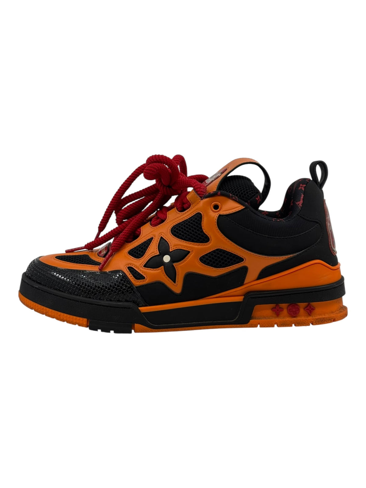 Louis Vuitton LV Skate Sneaker Black Orange Red