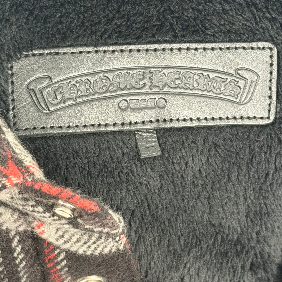Chrome Hearts Fur Lined Flannel Black