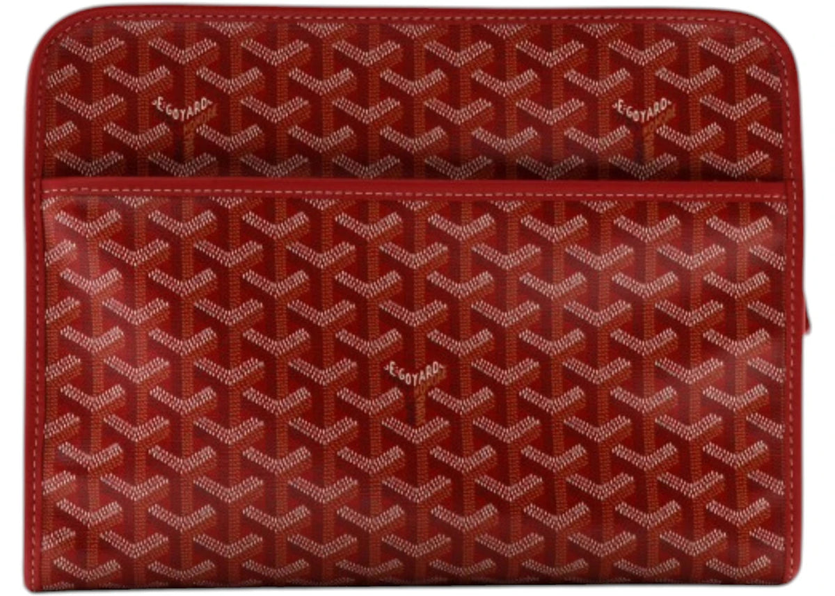 Goyard Jouvence Toiletry Bag MM Red