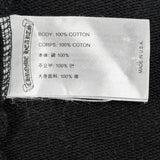 Chrome Hearts Monogram Vertical Logo Hoodie Black