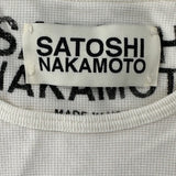 Satoshi Nakamoto Logo Thermal Vintage White