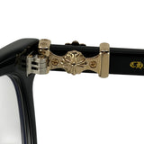 Chrome Hearts Cox Ucker Glasses Black Gold