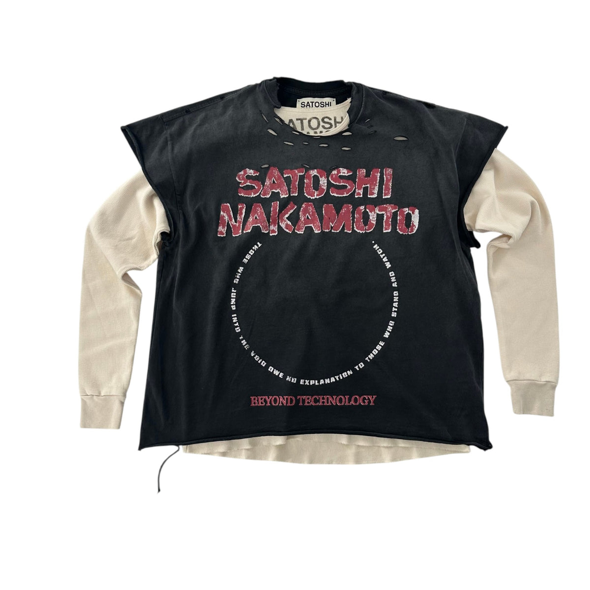 Satoshi Nakamoto Thermal Tee Black