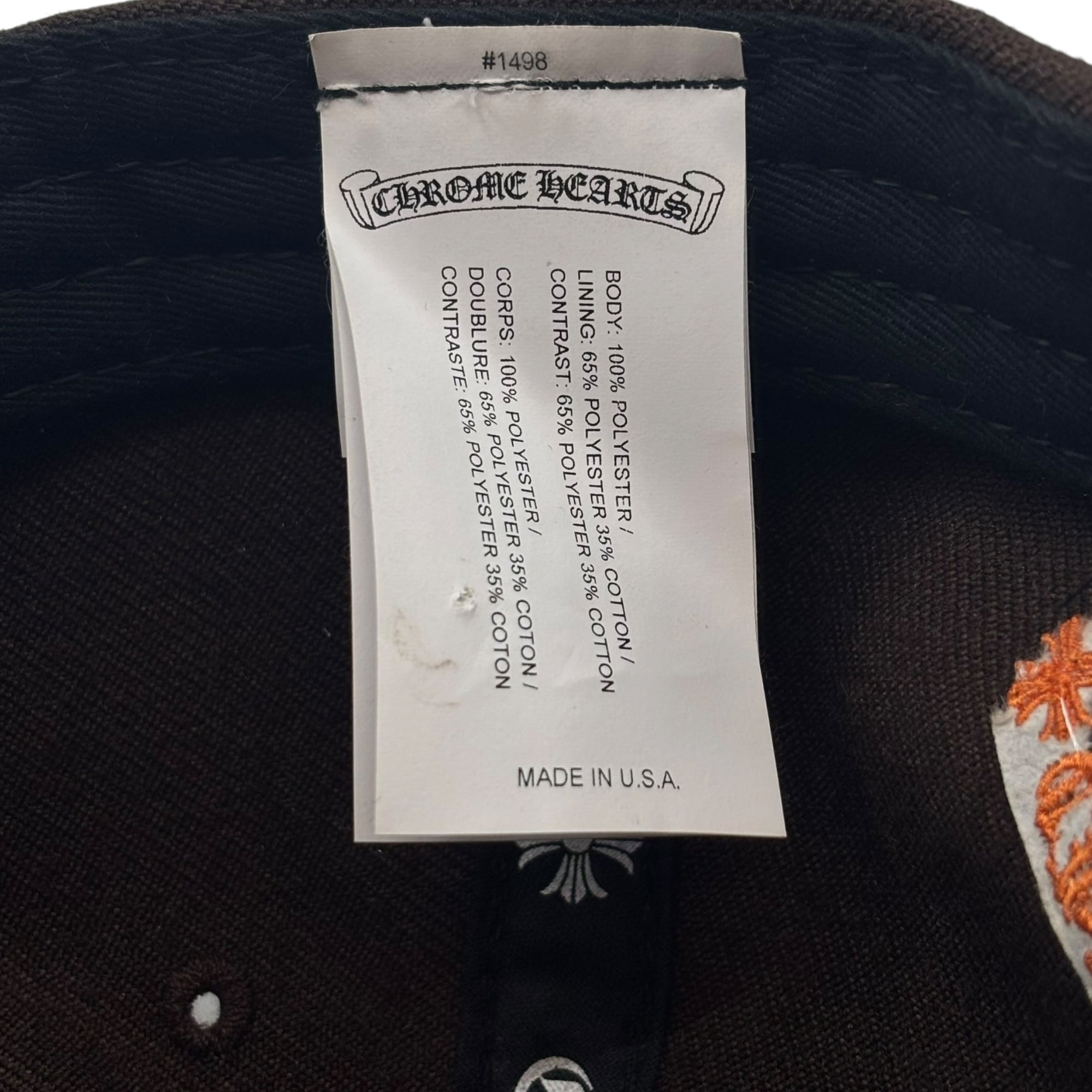 Chrome Hearts Baseball Hat Brown