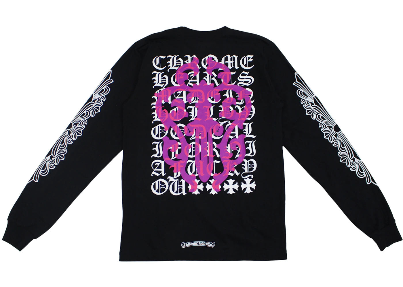 Chrome Hearts Eye Chart Dagger Longsleeve T-shirt Black