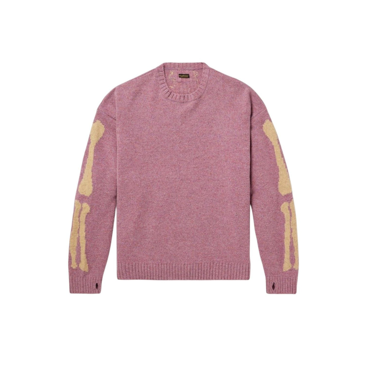 Kapital Bone Wool Sweater Pink
