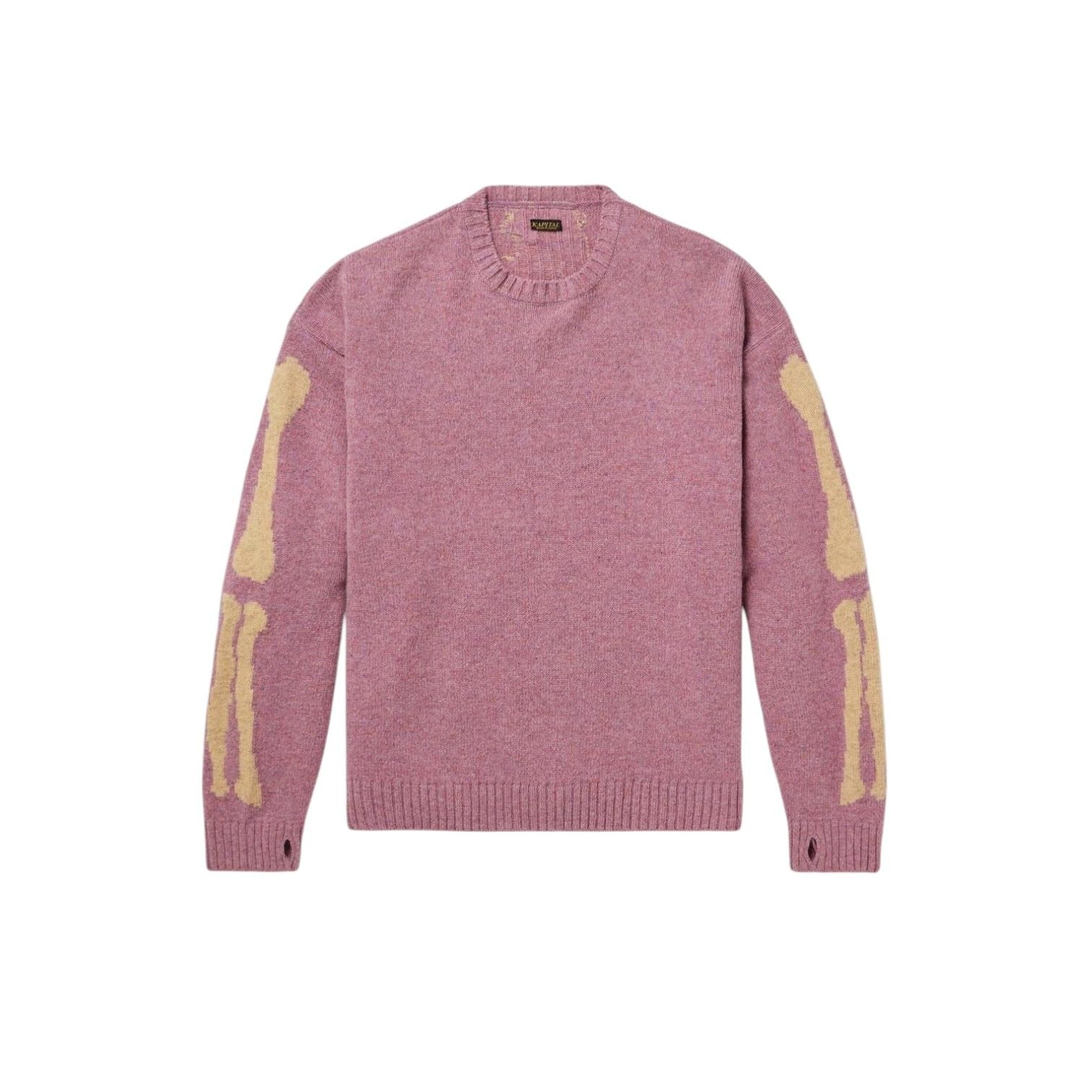 Kapital Bone Wool Sweater Pink