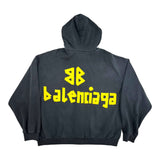 Balenciaga Rip Pocket Zip Up Hoodie