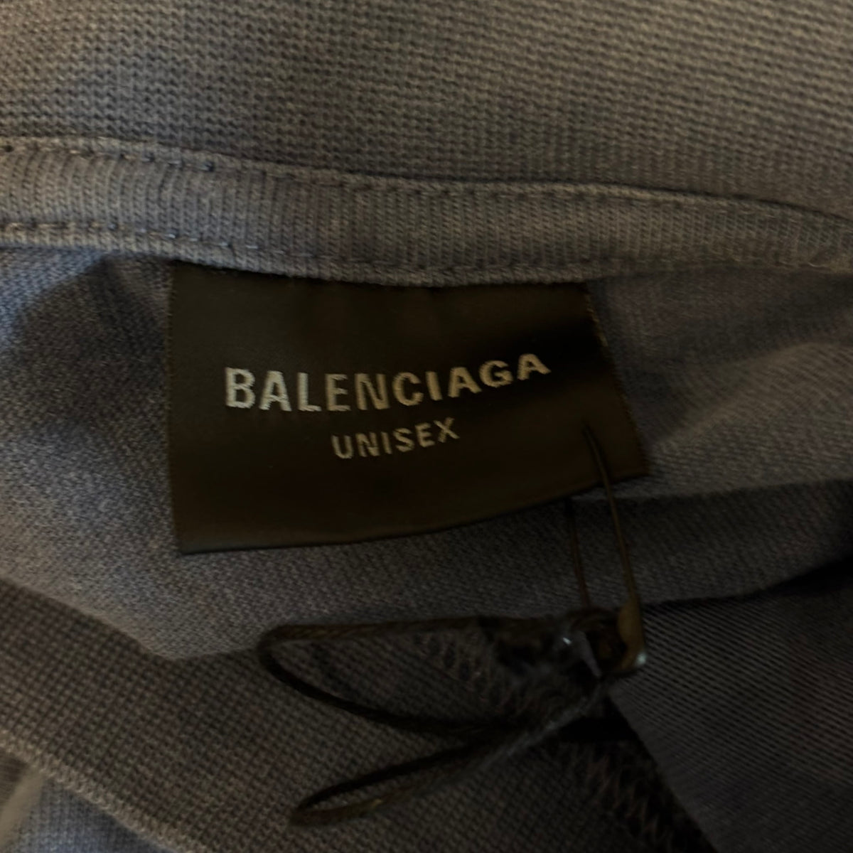 Balenciaga Burning Unity Tee Oversized Blue