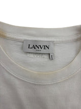 Lanvin Curb Lace Logo Tee