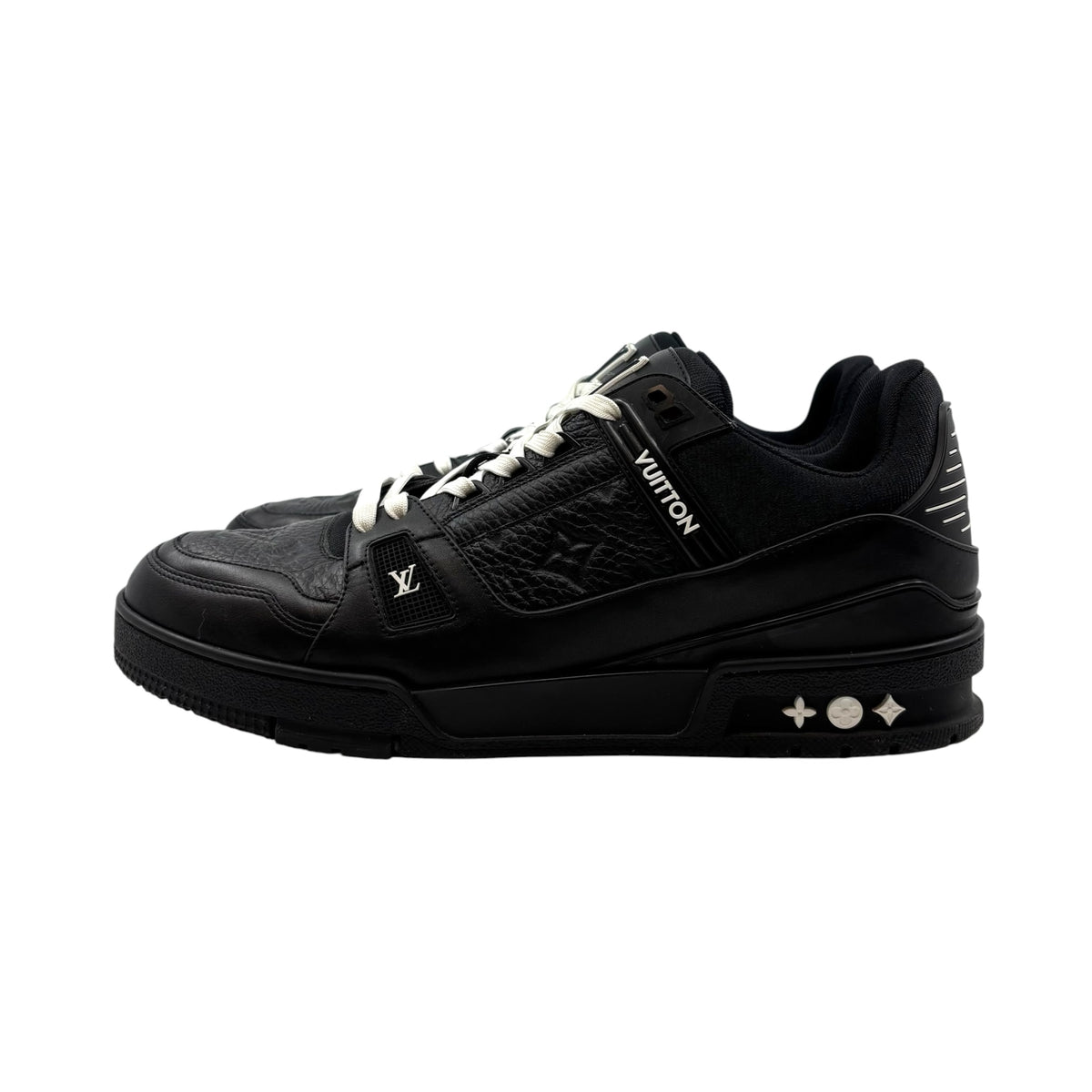 Louis Vuitton Trainer Black Embossed Monogram