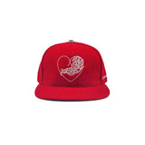 Chrome Hearts Love You Fitted Hat Red