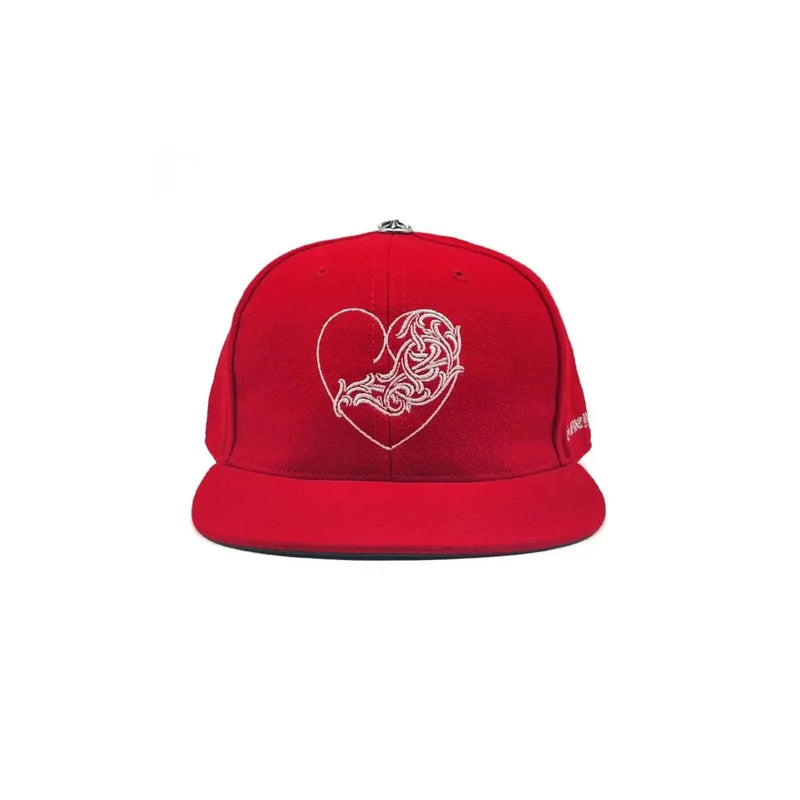 Chrome Hearts Love You Fitted Hat Red