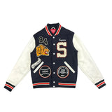 Supreme Tiger Varsity Jacket Navy