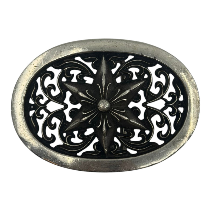 Chrome Hearts Oval Star Buckle Silver