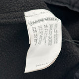 Chrome Hearts Half Zip Horse Shoe Fleece Hoodie Black