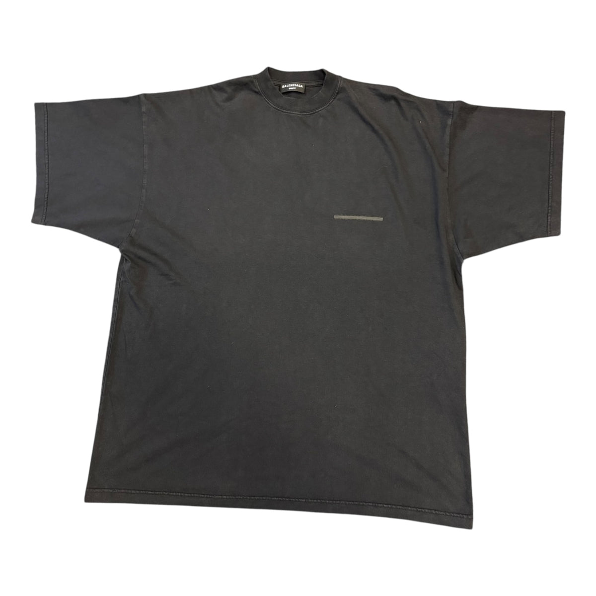 Balenciaga Strikethrough Tee Black