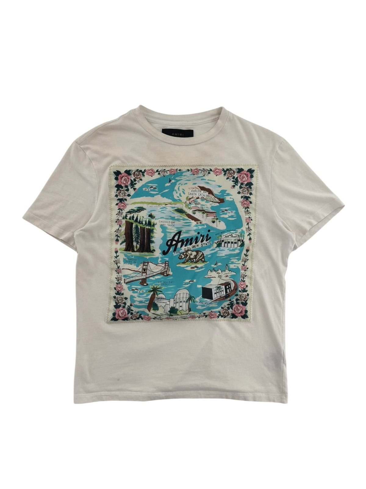 AMIRI California Hawaiian Tee White