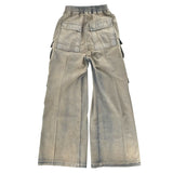 Rick Owens Double Cargo Pants Jumbo Bela Mineral Pearl