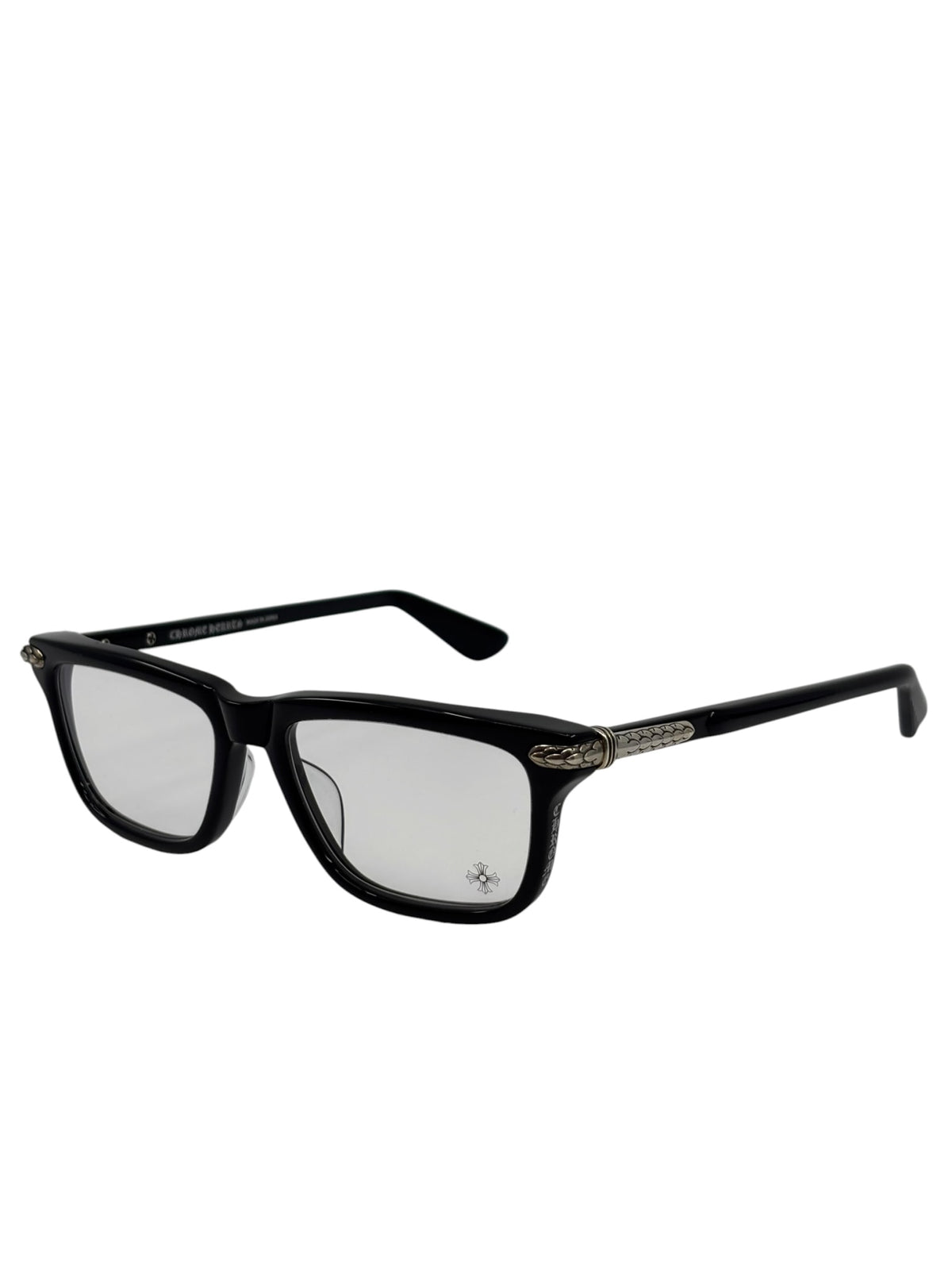 Chrome Hearts Little Dinger Glasses Black Silver