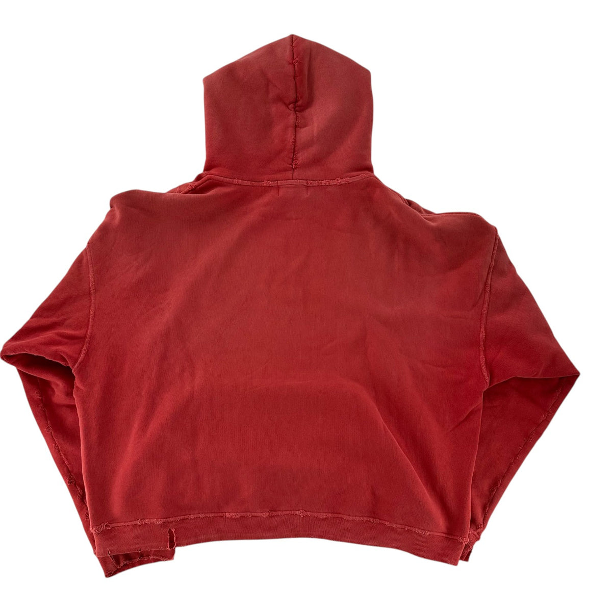ERD Distressed Logo Hoodie Red