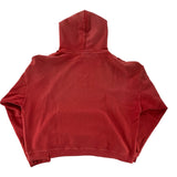 ERD Distressed Logo Hoodie Red