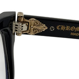 Chrome Hearts Box Officer Glasses Black Gold