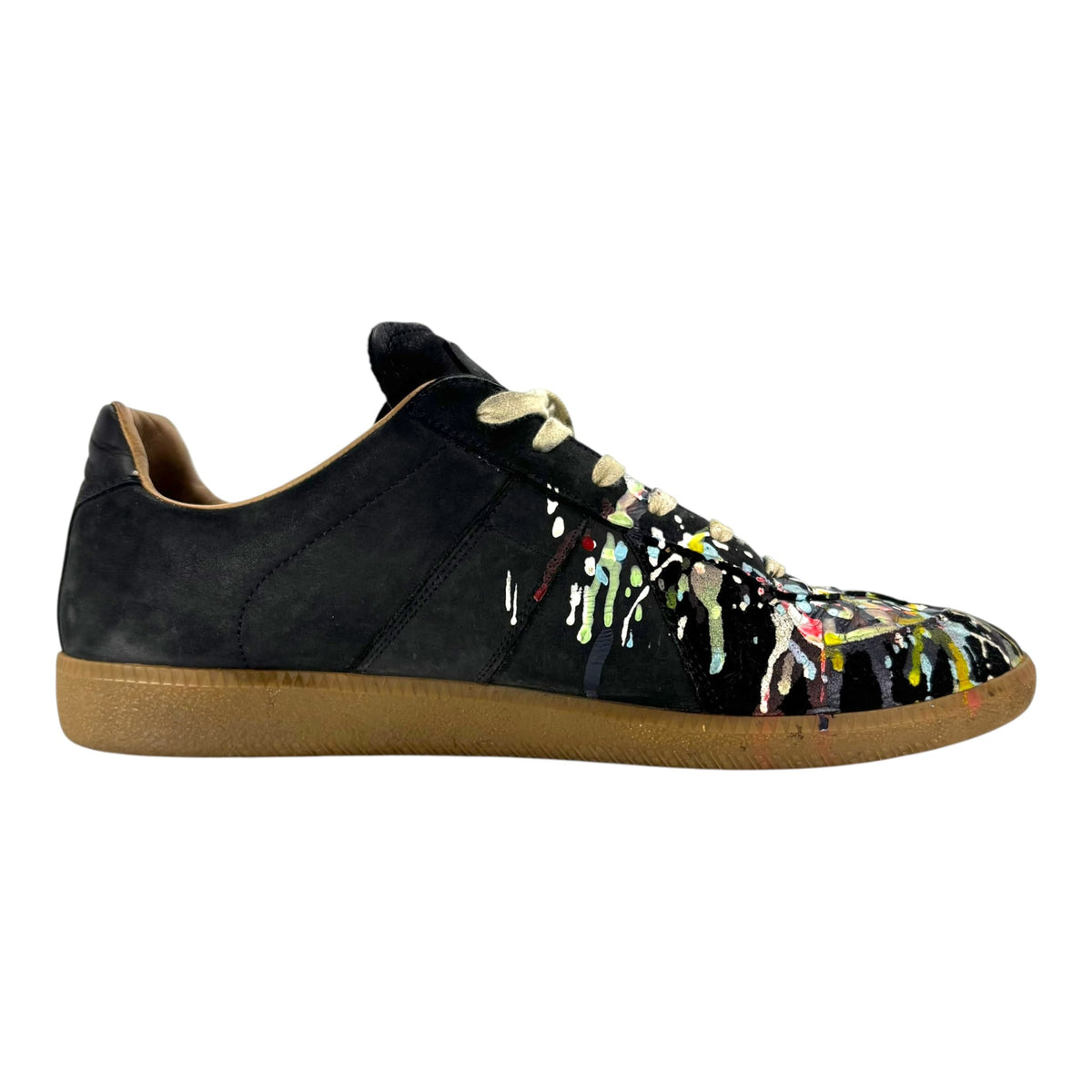 Maison Margiela Paint Replica German Army Trainer (GAT) Black
