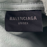 Balenciaga DIY Imprint Cropped Hoodie Sage Green