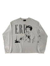 ERD Falling Rabbit Longsleeve Tee Black & White